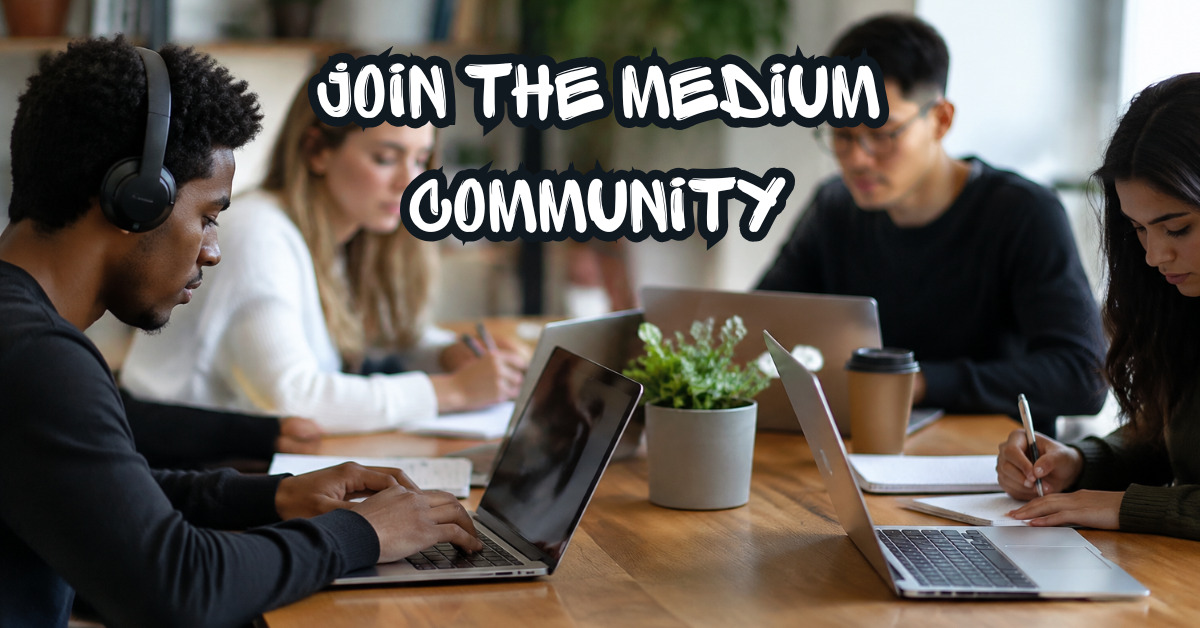 Join the Medium Community: Share and Earn