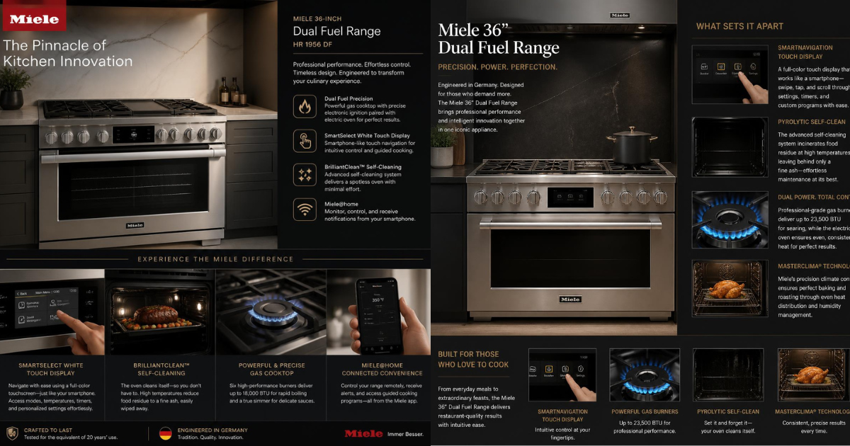 Promotional Blog Framework While Showcasing Meile Canada